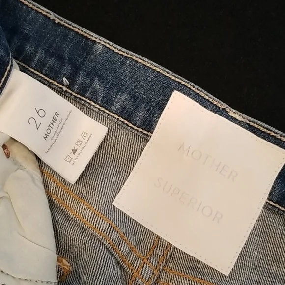 💕MOTHER SUPERIOR💕 The Trickster Ankle Jeans ~ On Holy Ground 26 NWOT